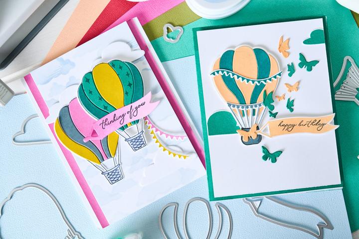 Produktbild Sizzix Klarsichtstempel-Set A5 28 Stück - Up and Away by Catherine Pooler