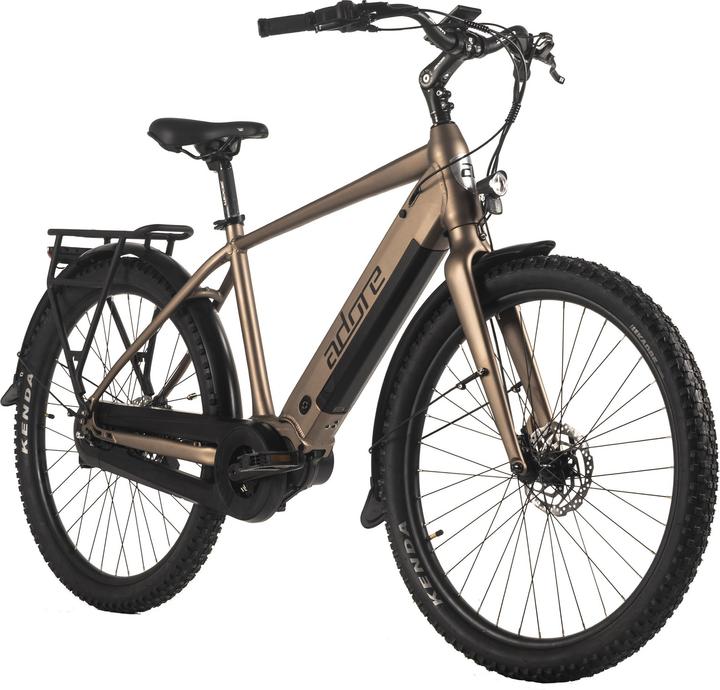 Actual product image Adore E-city bike 27.5" aluminium city bike CX-290 mid-motor 75NM / 15Ah bronze (48 cm)