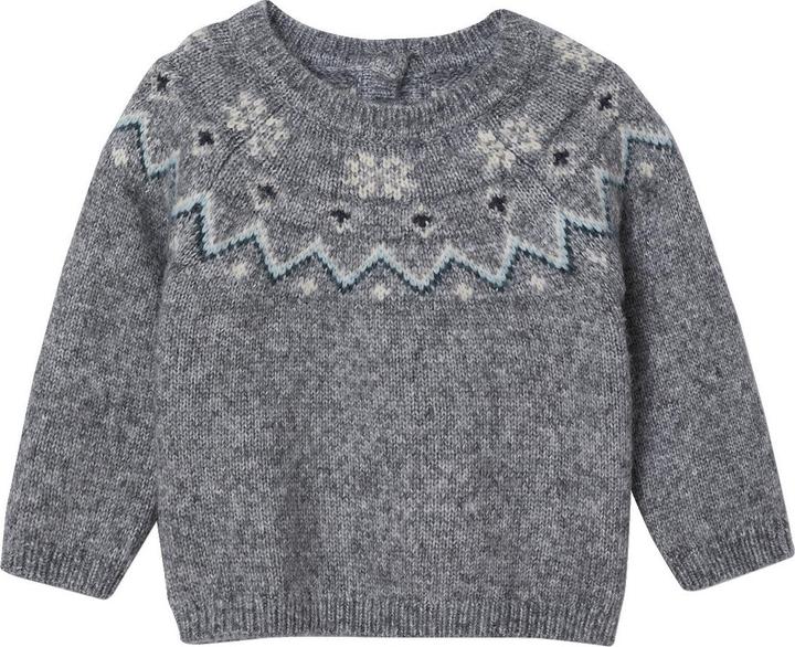 Produktbild Vertbaudet Baby Pullover mit Norwegermuster Capsule für Weihnachten (80)