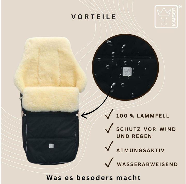 Produktbild Kaiser DOUBLAS 2.0 Lammfell Fusssack
