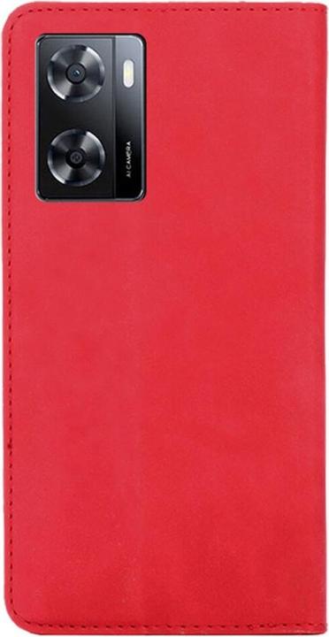 Actual product image Cover-Discount OPPO A57s - Stand Flip Case Cover red (Oppo A57s)
