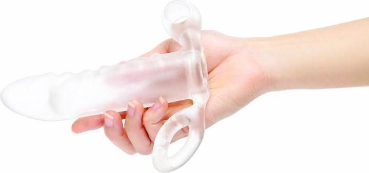 Actual product image Sizeup SIZE UP Clear View Vibrating Penis wibrujący przedłużacz penisa