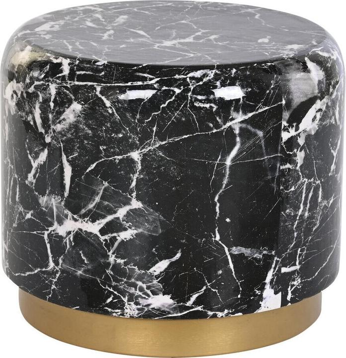 DKD Home Decor Side table Black Iron 50 x 50 x 45 cm (50 x 50 x 45 cm)