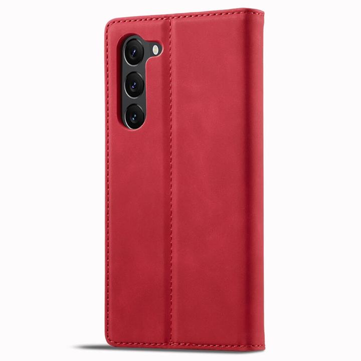 Produktbild Cover-Discount Galaxy S23 - Stand Flip Case Hülle rot (Samsung Galaxy S23)