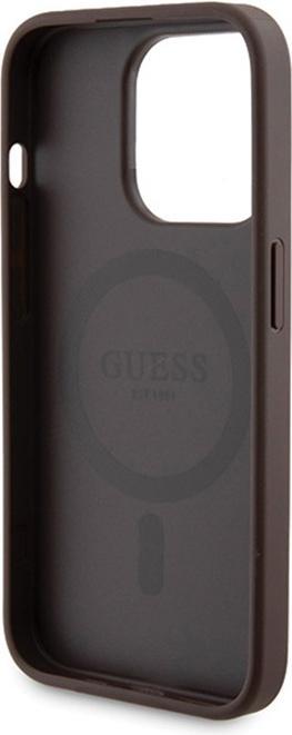 Image du produit Guess Zestaw GUBPM5P15L4GEMGW iPhone 15 Pro 6.1" hardcase + Powerbank 5000mAh MagSafe brązowy/brown (Apple iPhone 15 Pro)