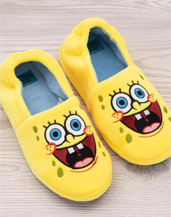 Actual product image Spongebob Squarepants Childrens/Kids Face Slippers (31)