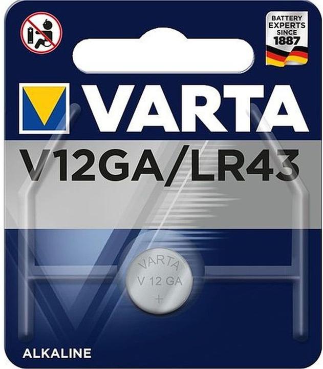 Produktbild Varta Knopfbatterie 1.5V LR43 (1 Stk., LR43, 80 mAh)