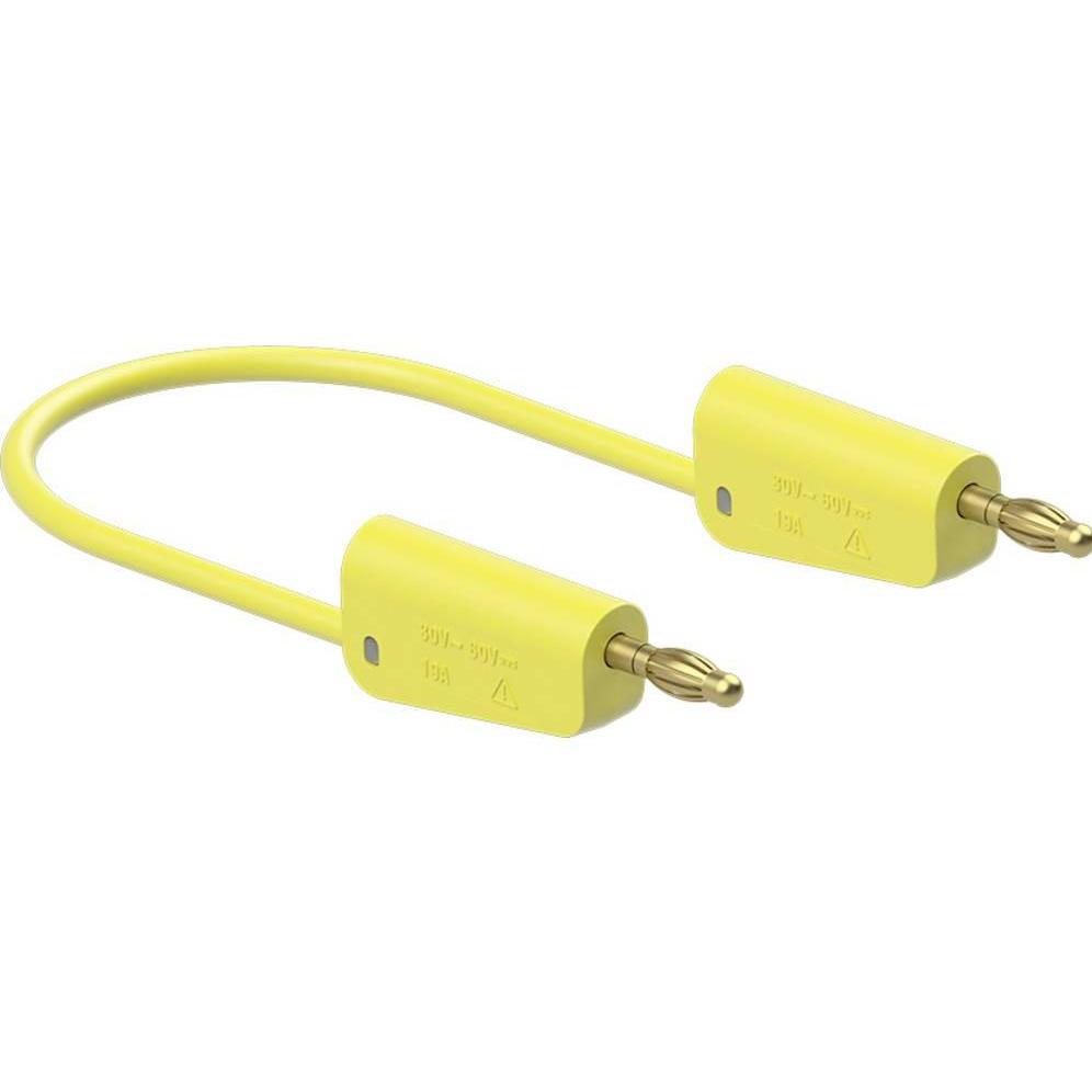 Thumbnail - Stäubli, Messleitung, LK-4A-S10 Messleitung ( - ) 100 cm Gelb 1 St.