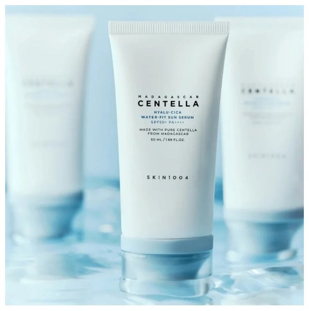 Image du produit Skin1004 Madagascar Centella Hyalu-Cica Sérum solaire Water-Fit (Crème solaire, SPF 50+, 50 ml, 50 g)