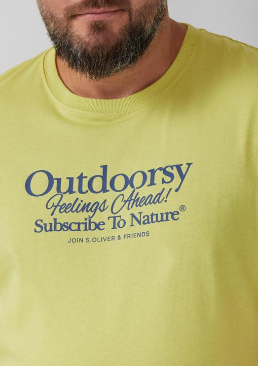 Produktbild S.Oliver T-Shirt Baumwoll-T-Shirt mit Frontprint (4XL)