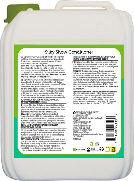 Productafbeelding Espree Silky Show-conditioner voor langharige hunde 5 L (Hond, 5000 ml)