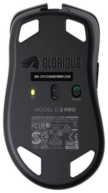 Actual product image Glorious PC Gaming Race Glorious Model D 2 PRO Wireless, 1K Polling - Black (Wireless)