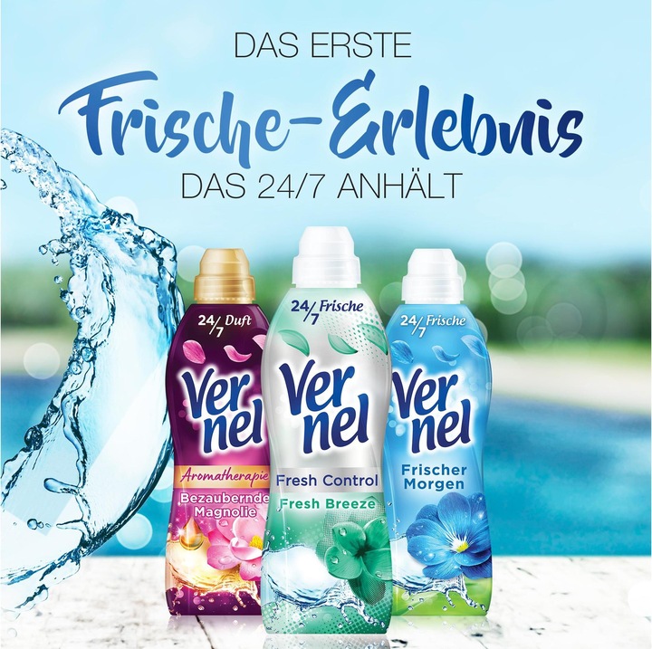 Produktbild Vernel Fresh Control Fresh Breeze (64 Waschgänge, Flüssig)