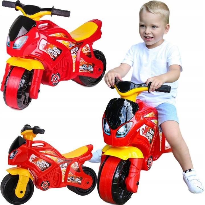 Actual product image Technok running motorbike red
