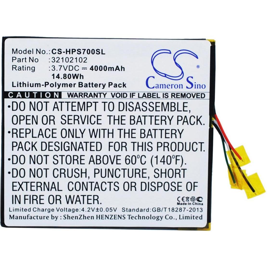 CoreParts Battery for HP Mobile (4000 mAh), Notebook Akku, Schwarz