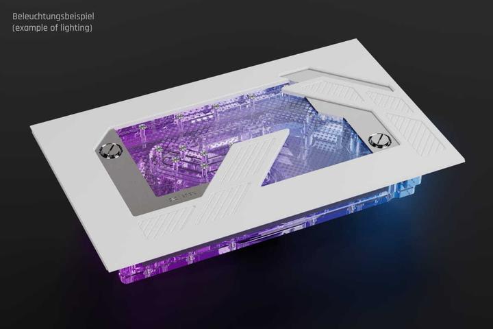 Image du produit Alphacool Apex Distroplate Dark Base Pro 901 White VPP/D