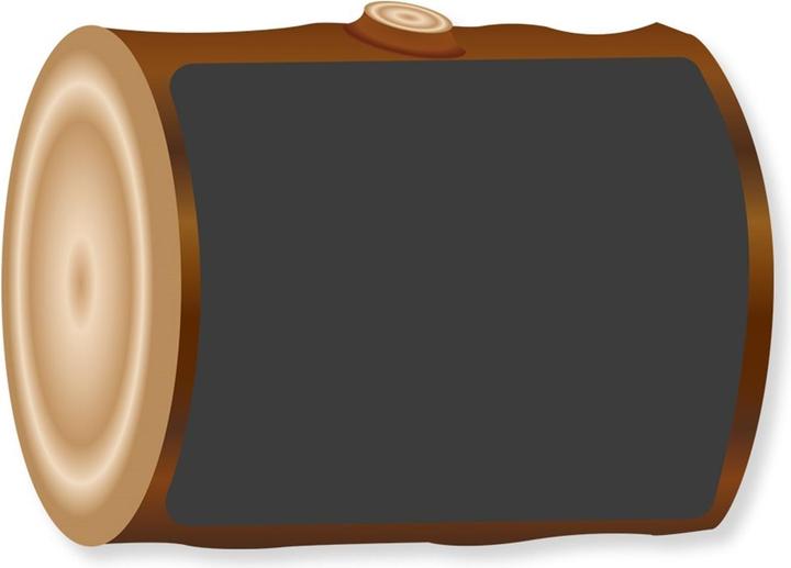 Actual product image Valentine's Forest Magnetischer Baumstamm mit Tafel
