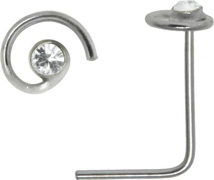 Immagine prodotto Bijouteria Piercing per naso (Argento 925, Vetro (di orologio))