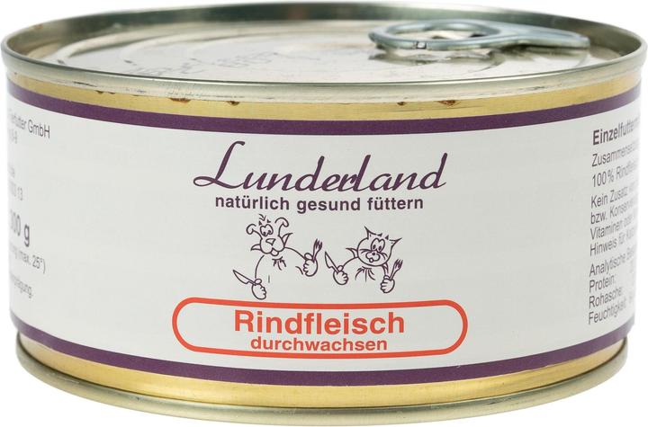 Lunderland Can of beef marbled (Adult, 1 pcs., 360 g)