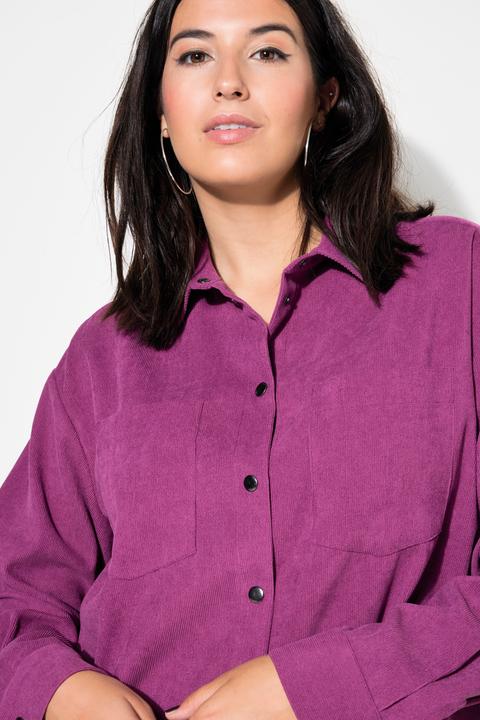 Produktbild Studio Untold Cord-Hemd, oversized, Hemdkragen, Langarm (60)