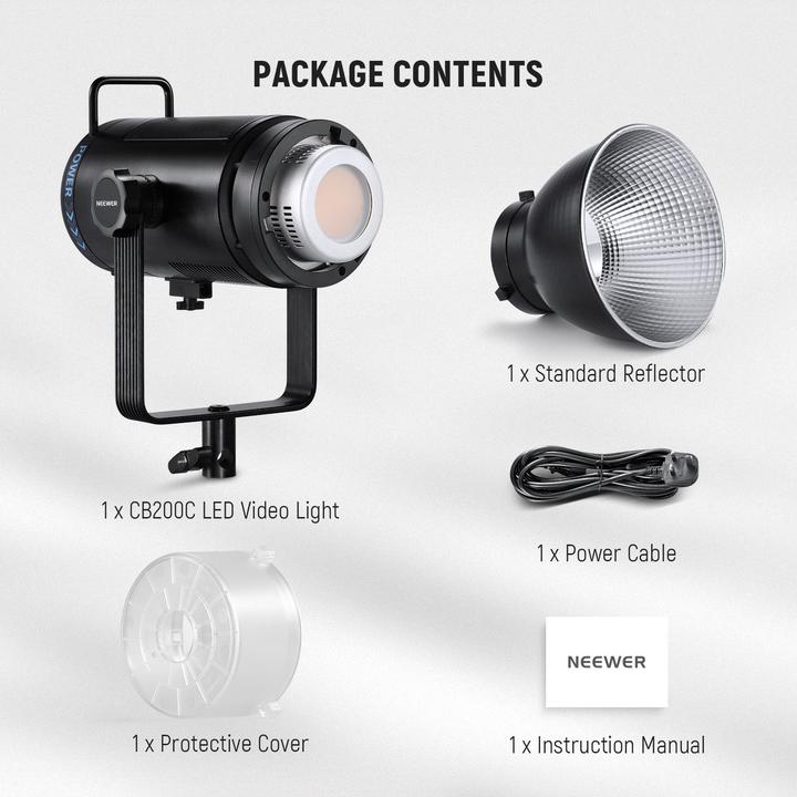 Immagine prodotto Neewer CB200C RGB LED Video Light (Videocamera)