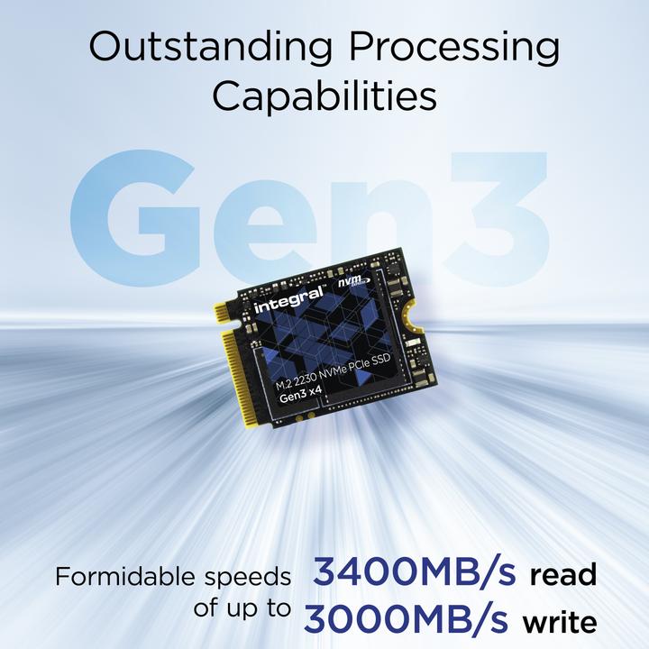 Produktbild 1TB M.2 2230 NVMe Gen3 x4 PCIe SSD (1024 GB, M.2 2230)