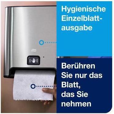 Produktbild Tork Matic Sensorspender für Rollenhandtücher H1, berührungslose Einzelblattentnahme, Edelstahl