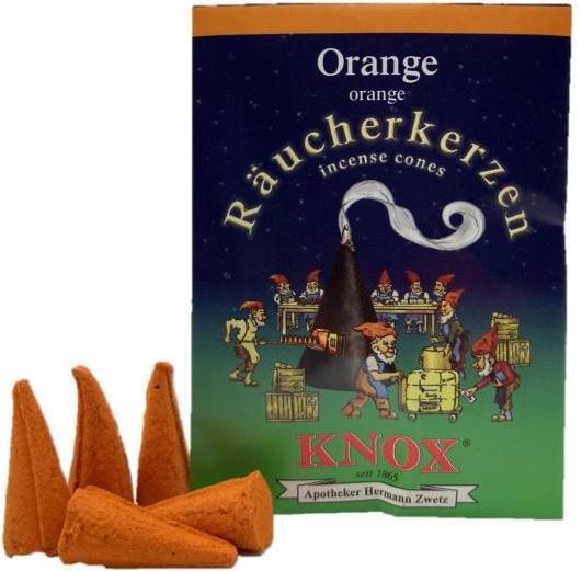Produktbild Knox 014200 - Räucherkerzen im Papiertütchen á 5 Stück - Grösse M - Orange