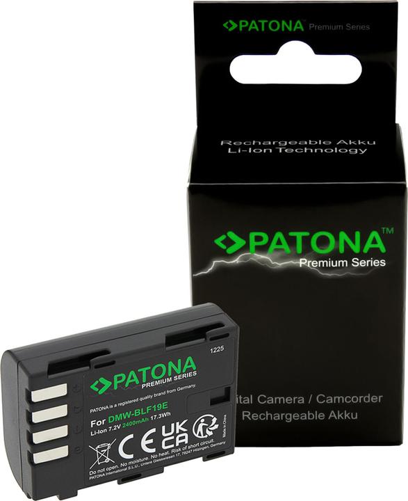 Produktbild Patona Premium Akku Panasonic DMW-BLF19E (Kamera Akku)
