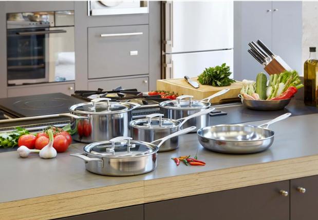 Actual product image Demeyere Pot with lid Industry (24 cm, Pot, Stainless steel)