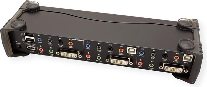 Immagine prodotto Aten CS1782A, Switch KVM Hub USB a 2 porte con 3D, DVI e 7.1