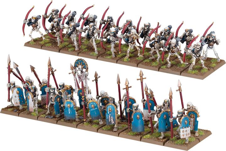 Actual product image Games Workshop Warhammer The Old World - TKoK Skeleton Warriors (Plastic)