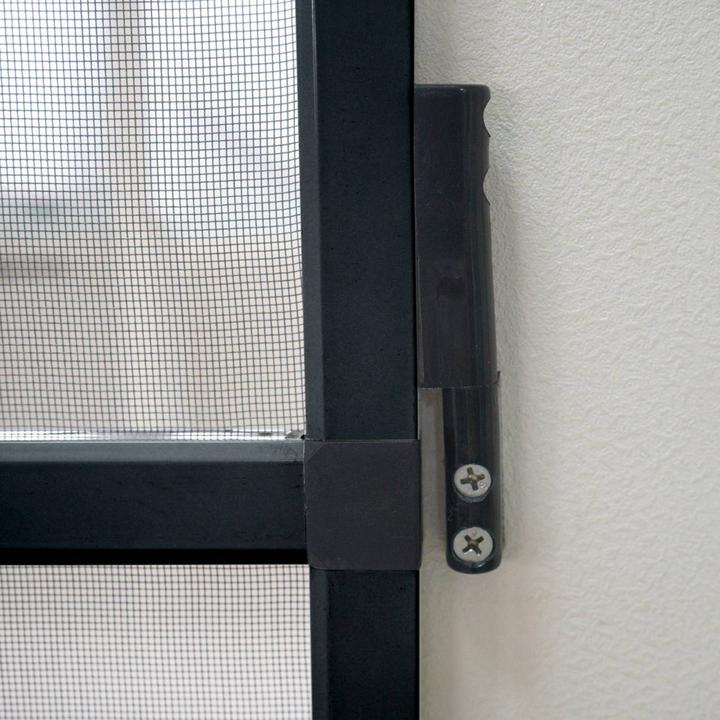 Produktbild Grafner Insektenschutz Fliegengitter 95x210cm Balkontür Terassentür anthrazit IS11082 (210 x 95 cm)
