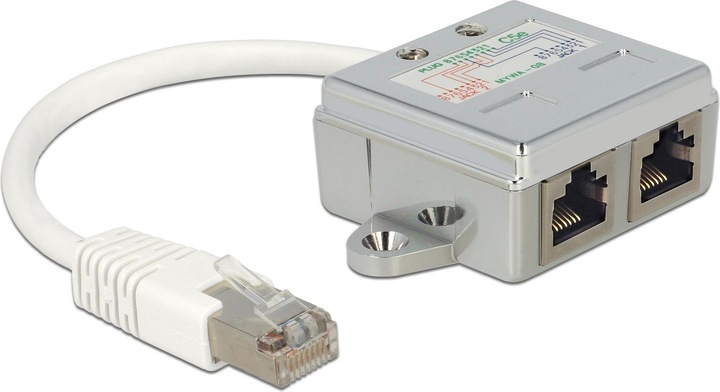 Immagine prodotto Delock Doppio collegamento LAN RJ45 (RJ45, RJ45 (2x))