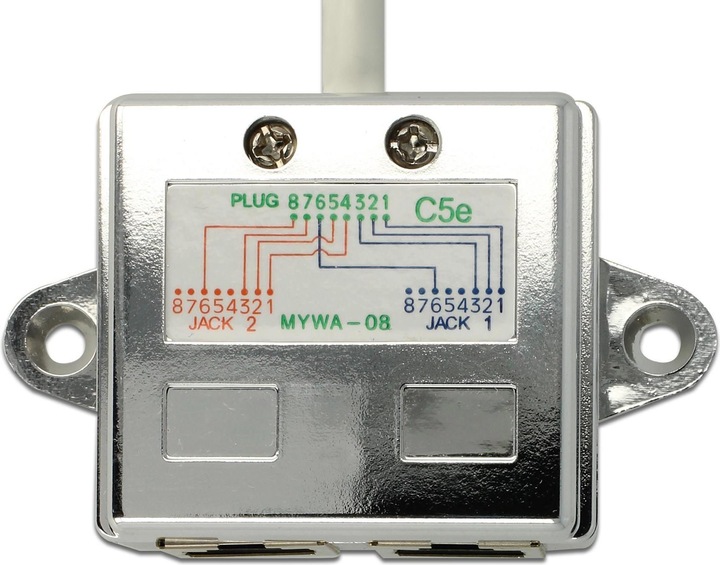 Immagine prodotto Delock Doppio collegamento LAN RJ45 (RJ45, RJ45 (2x))