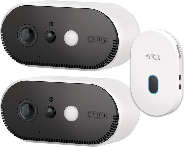Actual product image Abus WLAN battery cam with base station (set of 2) (1920 x 1080 Pixels)