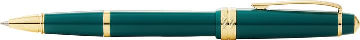 Image du produit Cross Roller Bailey vert clair avec finitions dorées en boîte cadeau (Vert et or)