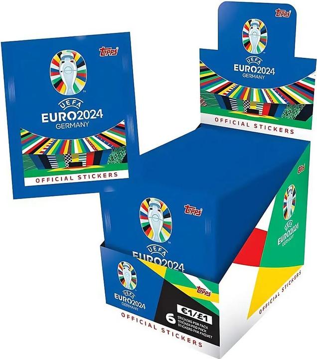 Actual product image Topps Euro 2024 Sticker Collection - Display Box (German, Booster display)