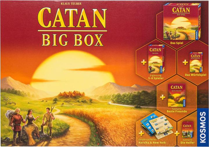 Produktbild Kosmos Catan Big Box (Deutsch, 3 - 6 Spieler)
