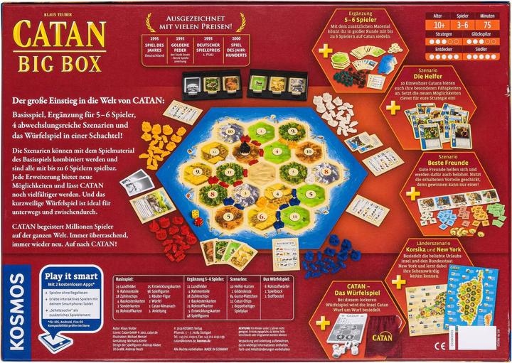 Produktbild Kosmos Catan Big Box (Deutsch, 3 - 6 Spieler)