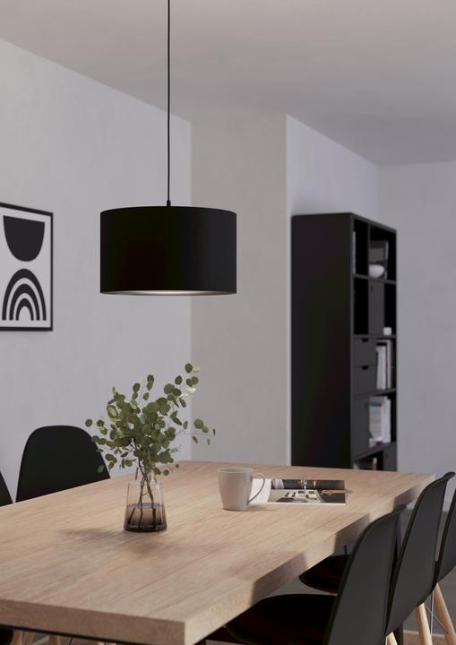 Image du produit EGLO Lampe à suspension MASERLO 1 1x E27, noir (E27)