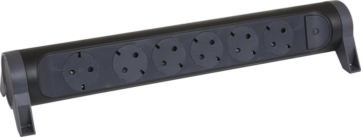 Actual product image Legrand Rotating power strip 6x socket, without cable Black 694548 (6 x, CEE 32/5)