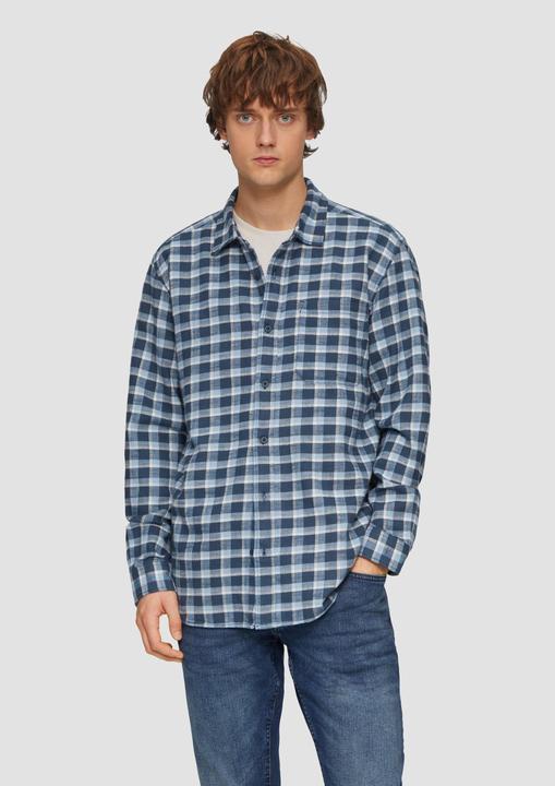 Immagine prodotto S.Oliver Hemd Regular Fit: Flanellhemd mit aufgesetzter Tasche (XL)