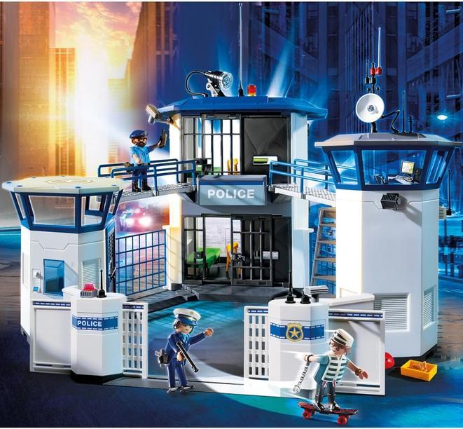 Productafbeelding Playmobil Intl. politiecommandocentrum met gevangenis (6872, Playmobil Stad Actie)