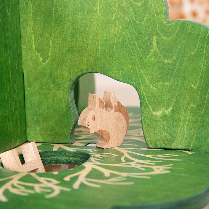Image du produit TickiT Maison dans l'arbre en bois (15 pièces)