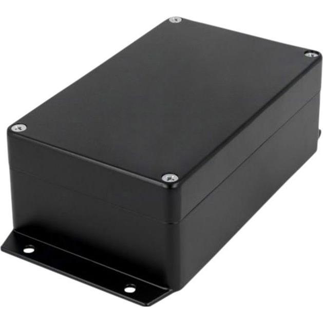 RND Components Metallgehäuse 160x100x60mm Aluminiumlegierung IP65 (Gehäuse), Elektronikzubehör + Gehäuse, Schwarz