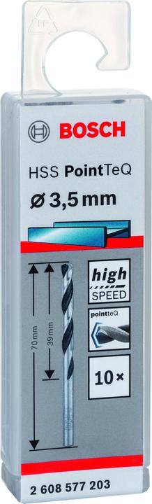 Actual product image Bosch Professional Zubehör HSS twist drill PointTeQ (3.5 mm)