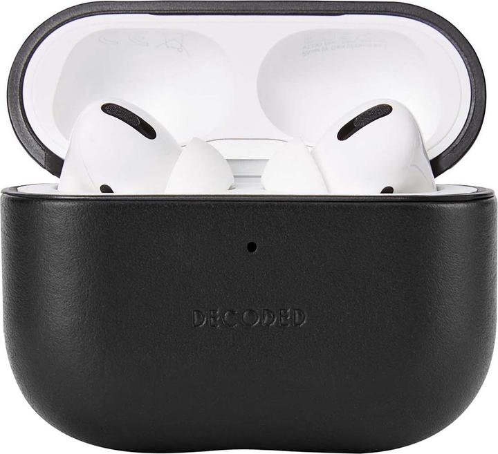 Produktbild Decoded Leather Case Apple Airpods Pro 3 Black (Ladecase Hülle)