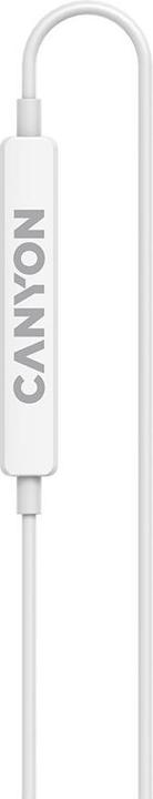 Produktbild Canyon Kopfhörer mit Mikrofon Kopfhörer SEP-6 TYPE-C HiRes Sound Weiss (Keine Geräuschunterdrückung, Kabelgebunden)