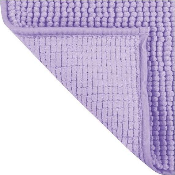 Produktbild spirella Chenille Badteppich 50x80cm Lavendel Lavande - Mikrofaser (40 x 1 x 60 cm)